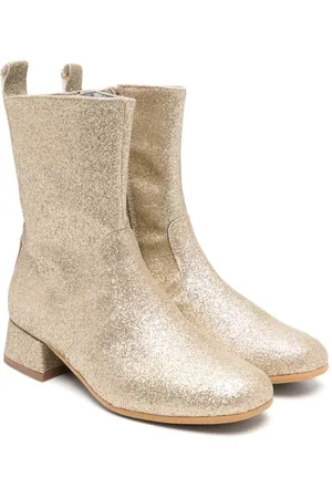 MONNALISA Ankelstøvler med glitterdetalje