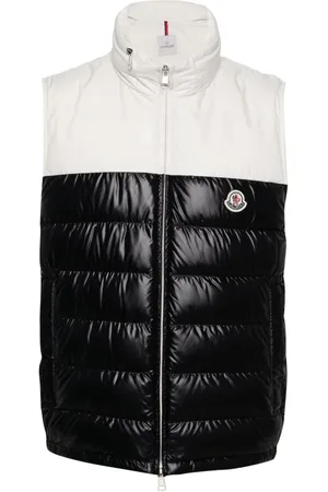 Moncler Tofarvet, polstret Cerces vest