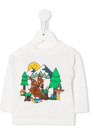 Stella McCartney Top med grafisk tryk