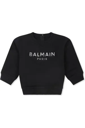 Balmain Trøje i bomuld med knapper bagpå