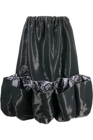 Comme des Garçons Nederdel med pufkant og blondedetalje