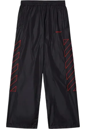 OFF-WHITE Joggingbukser med Diag-stribet broderi