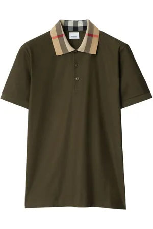 Burberry Polo med ternet krave