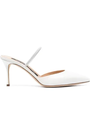 Sergio Rossi Godiva pumps i læder med hæl