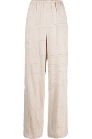 Totême Pyjamasbukser i flannel med monogram