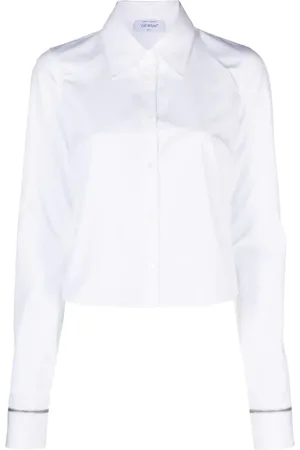 OFF-WHITE Skjorte med spids krave og knapper