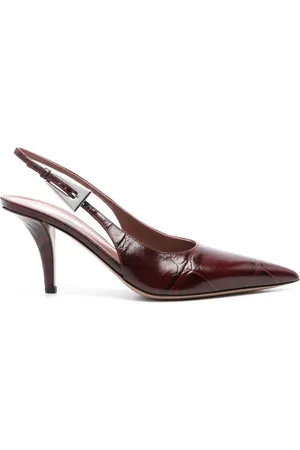 PARIS TEXAS Slingback-pumps i læder