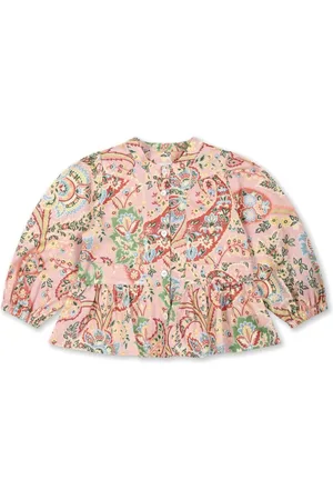 Etro Skjorte i poplin med blomstertryk