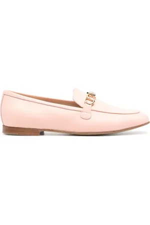Casadei Loafers i læder med logoplade