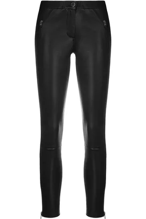 arma leder Cropped biker-leggings