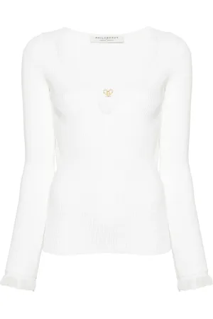 Serafini Ribbet vesttop med logoplade