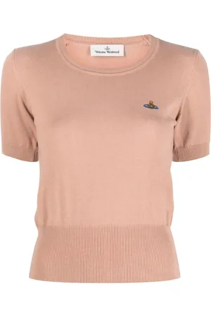 Vivienne Westwood Strikket top med orb-broderi