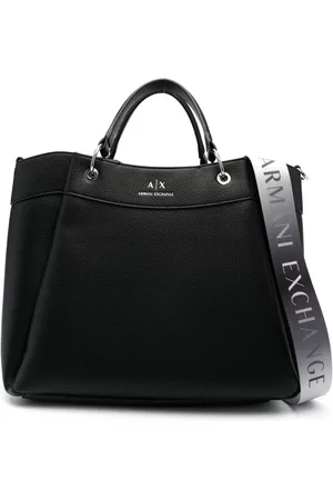 Armani Exchange Tote med logostempel