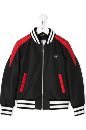 Philipp Plein Rock-bomberjakke med logo