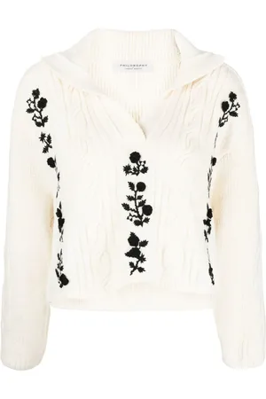 Serafini Kabelstrikket sweater i uld