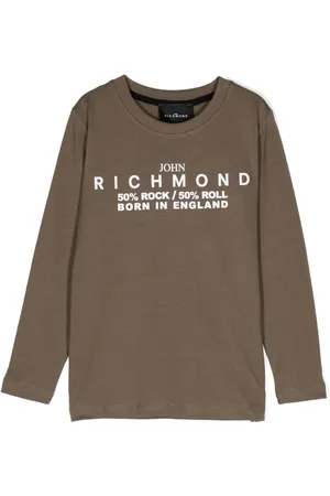 John Richmond T-shirt med logobånd