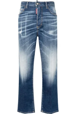 Dsquared2 Cropped Boston jeans med høj talje