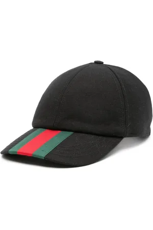 Gucci Baseballkasket i kanvas med Web-stribe