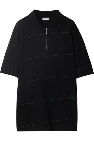 Burberry Polo med striber og logobroderi