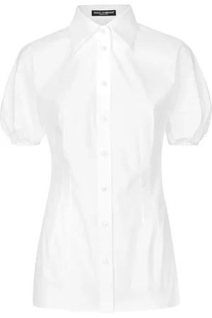 Dolce & Gabbana Kort skjorte med pufærmer