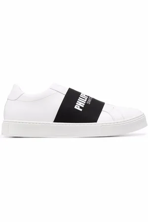 Philipp Plein Slip-on sneakers med logorem