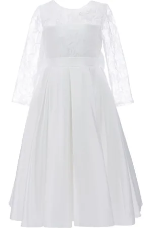 Tulleen Plisseret Arcadia satin kjole