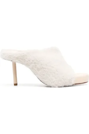 Jacquemus 100mm mules med firkantet snude