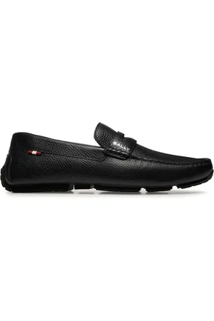 Bally Pilot Driver loafers i grynet læder