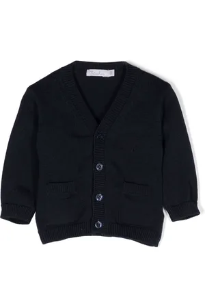 PATACHOU Langærmet cropped top i strik med knapper