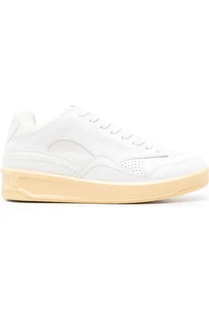 Jil Sander Sneakers med præget logo og paneler
