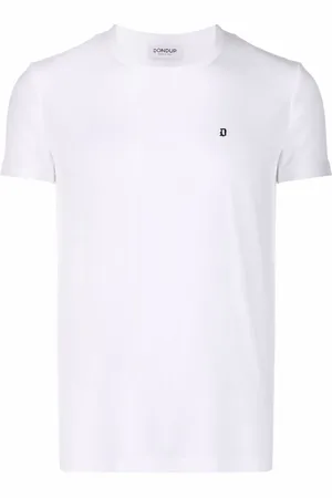 Dondup T-shirt med rund hals og logo