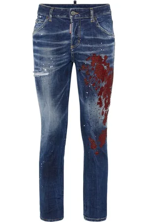 Dsquared2 Skinny-jeans med bleget effekt