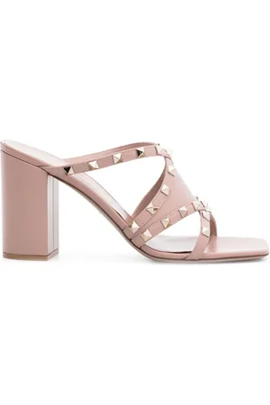 VALENTINO GARAVANI Rockstud 90mm lædersandaler