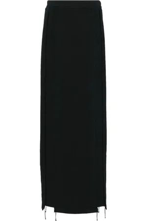 Vetements Lang broderet nederdel i jersey