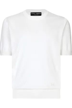 Dolce & Gabbana Strikket top med broderet logo