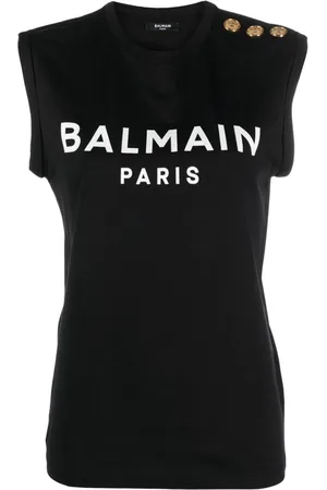 Balmain T-shirt med logotryk