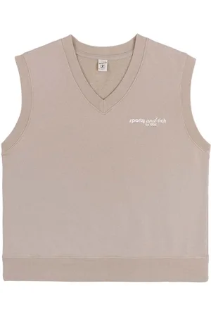Sporty & Rich Tank vest med broderet logo