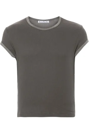 Acne Studios T-shirt i vaffel-strik