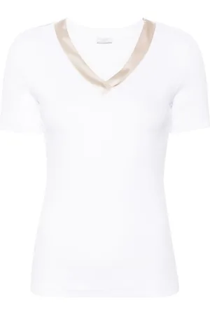 PESERICO SIGN Ribstrikket T-shirt