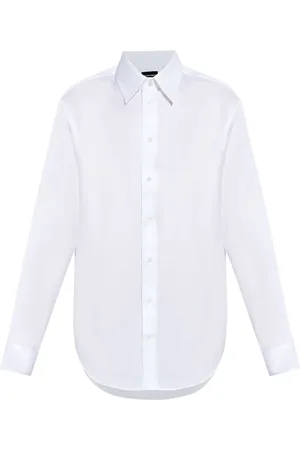Emporio Armani Langærmet skjorte i poplin