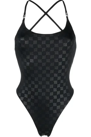 MISBHV Badedragt med monogram-mønster