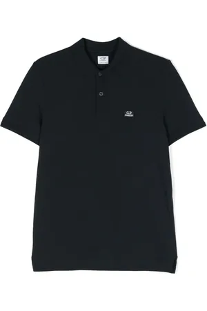 C.P. Company Polo med logo-applikation
