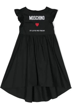 Moschino Kjole med logobroderi og svaj