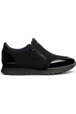 Giuseppe Zanotti Idle Run loafers i ruskind med lynlås