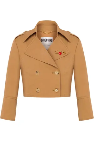 Moschino Cropped dobbeltradet jakke