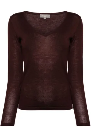 N.PEAL Imogen top i kashmir-silke