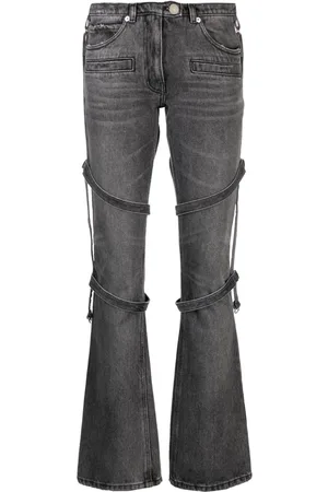 Courrèges Jeans med flere remme og svaj