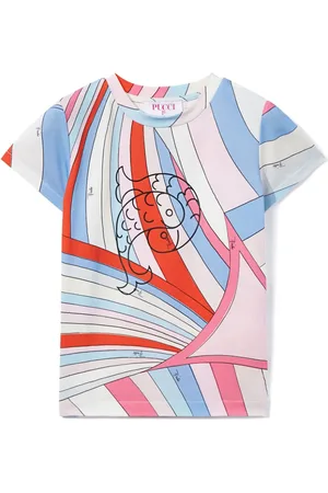 PUCCI Junior T-shirt med Iride-tryk