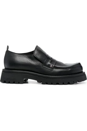 Moma Mocassino loafers med penny-slot-detalje