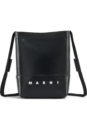 Marni Museu crossbody-taske med logotryk